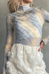 Aurora Lace Tie-dye Top