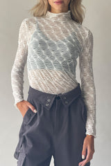 Aurora Lace Tie-dye Top