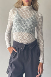 Aurora Lace Tie-dye Top
