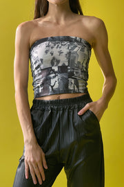 Tube Printed Top