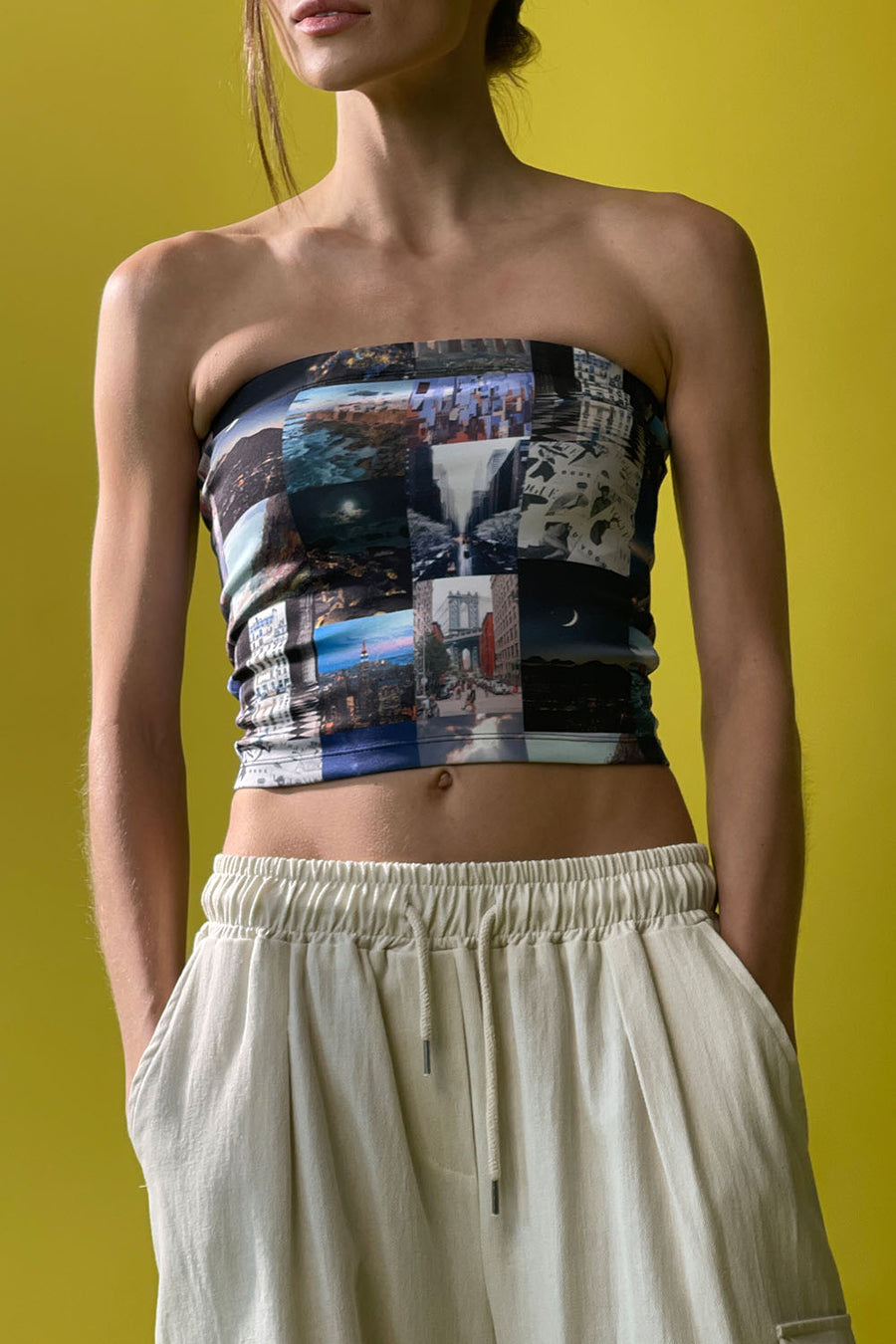 Tube Printed Top