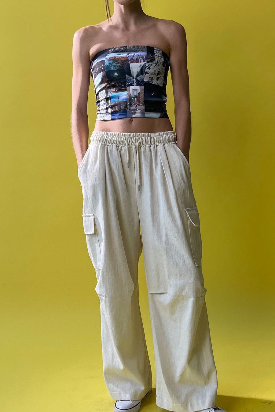 Tube Printed Top