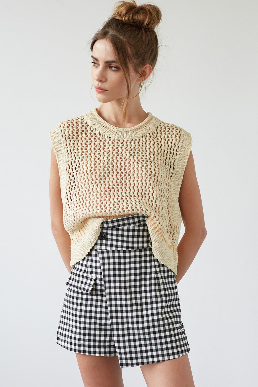 Plaid Block Vibe Shorts