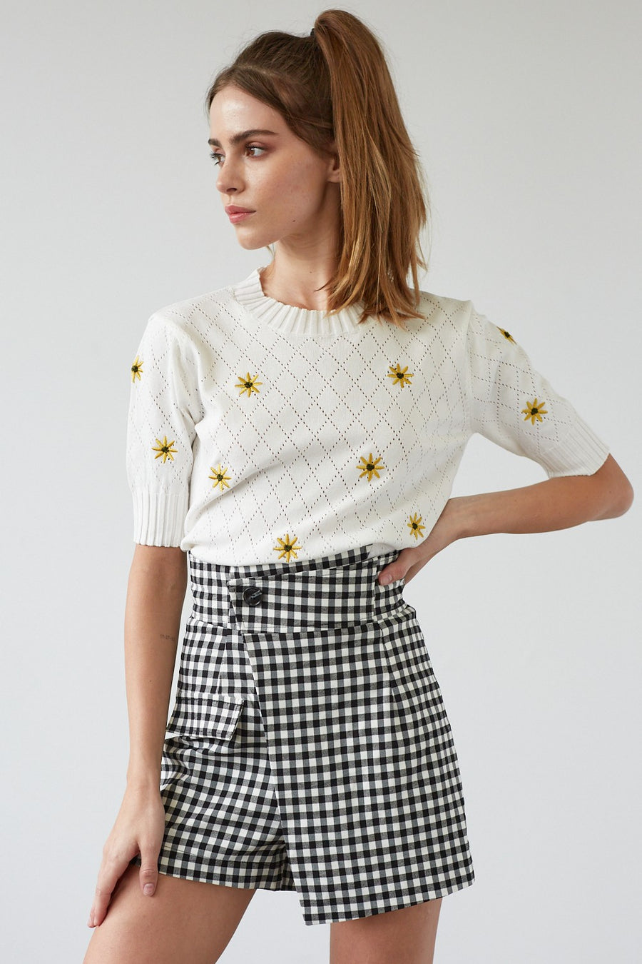 Plaid Block Vibe Shorts