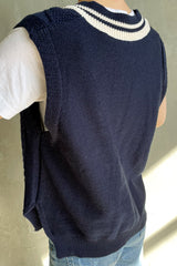 Preppy Cable Knit Vest