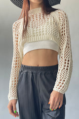Beach Crop Crochet Top