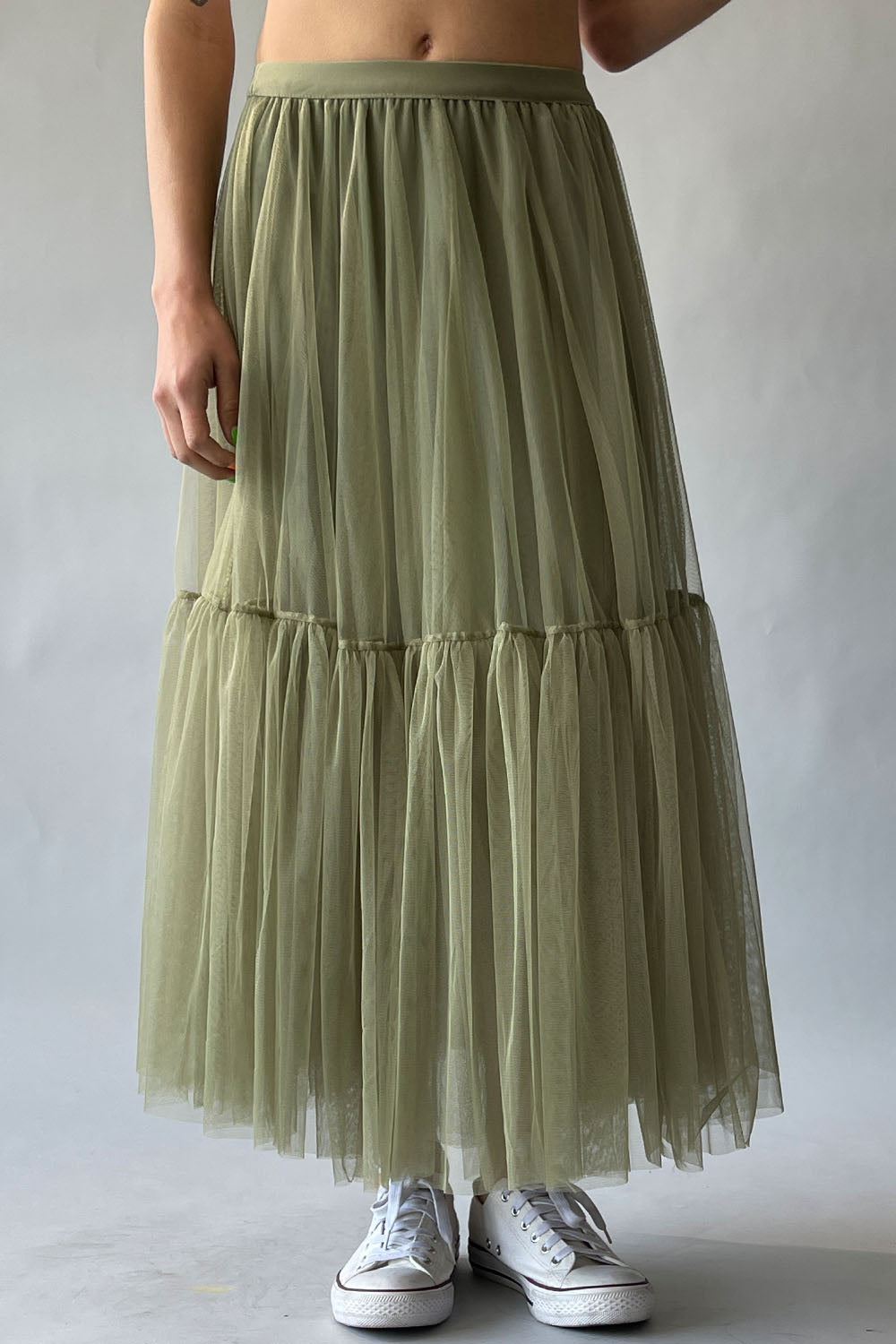 Double Mesh Skirt – DESSIN STUDIO