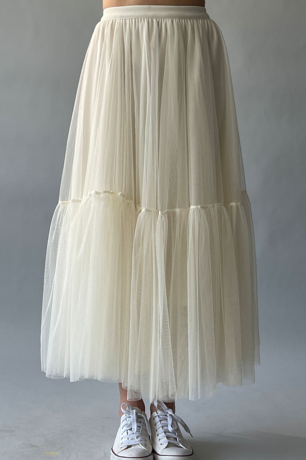 Double Mesh Skirt – DESSIN STUDIO