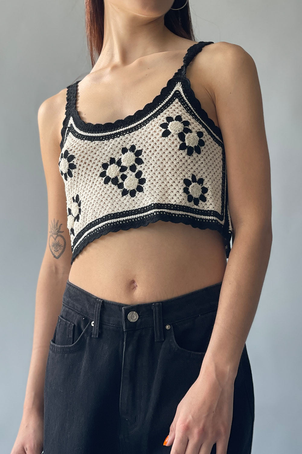Mini Flowers Crochet Top