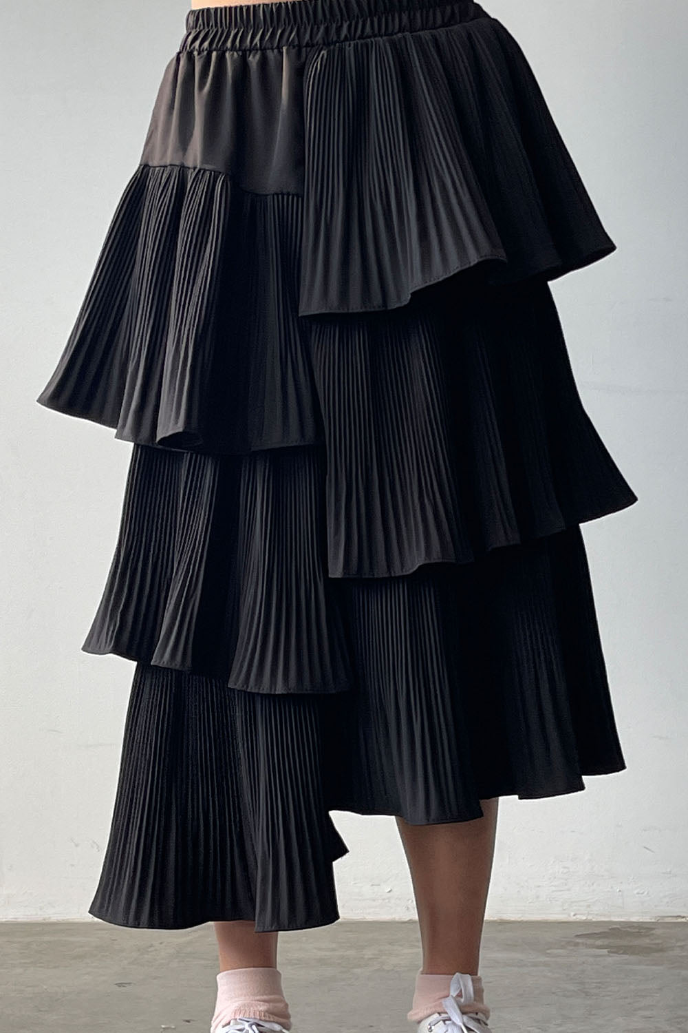 Zig Zag Tiered Skirt
