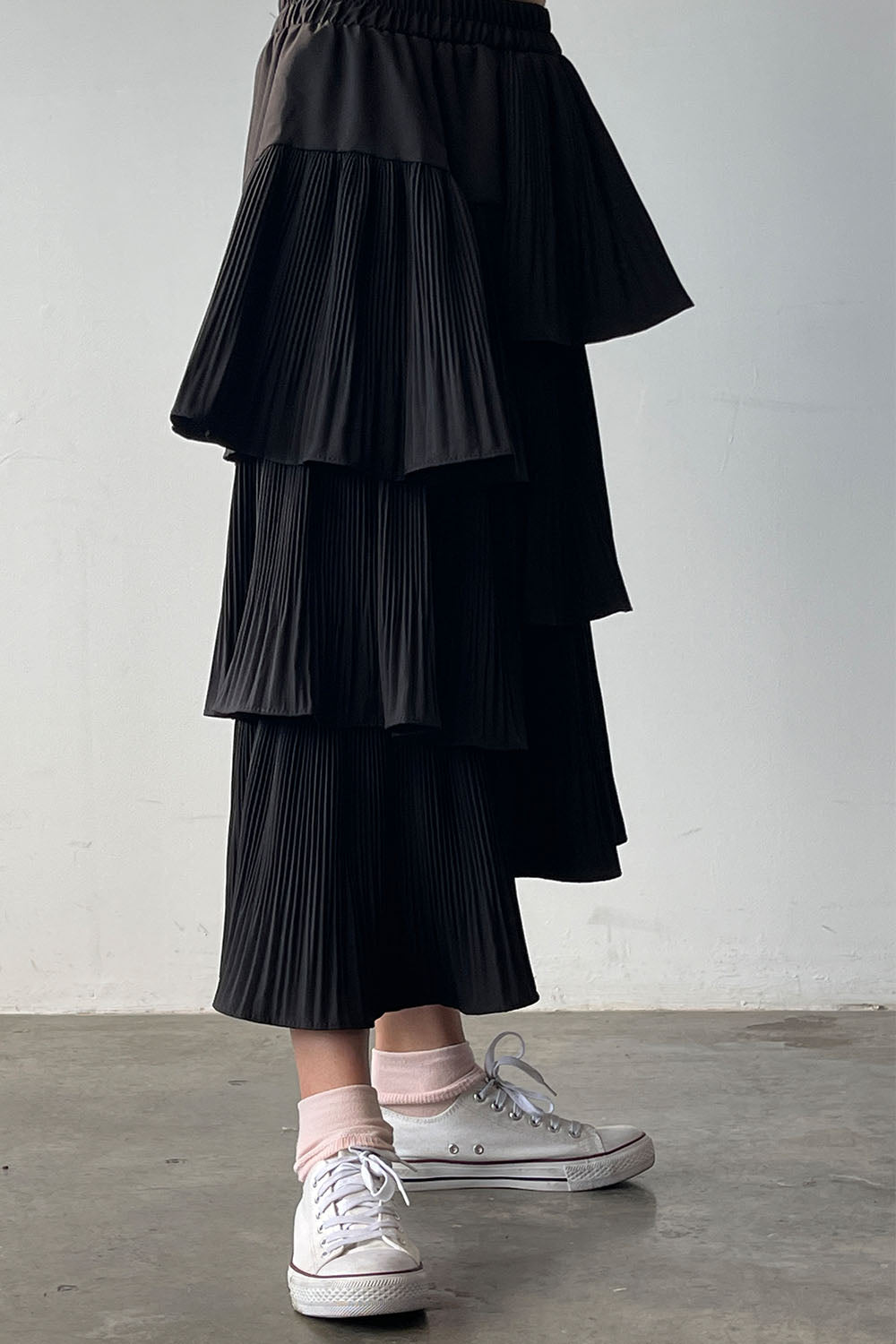 Zig Zag Tiered Skirt